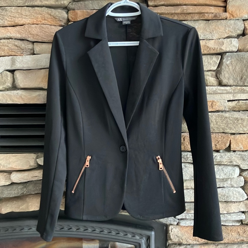 Armani exchange black blazer